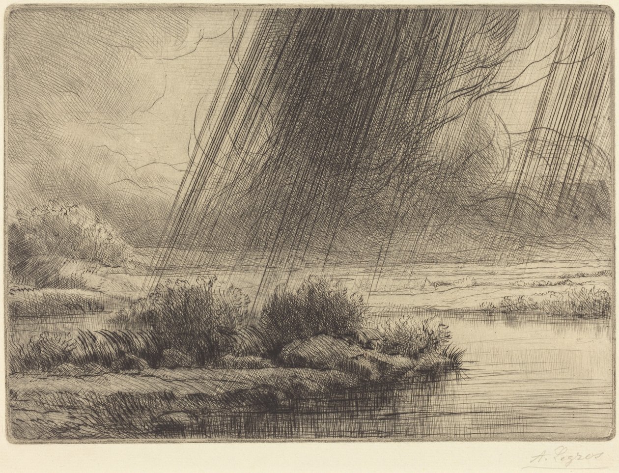 Storm av Alphonse Legros