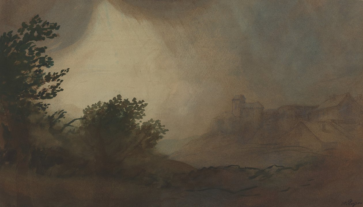 Storm. av Alphonse Legros