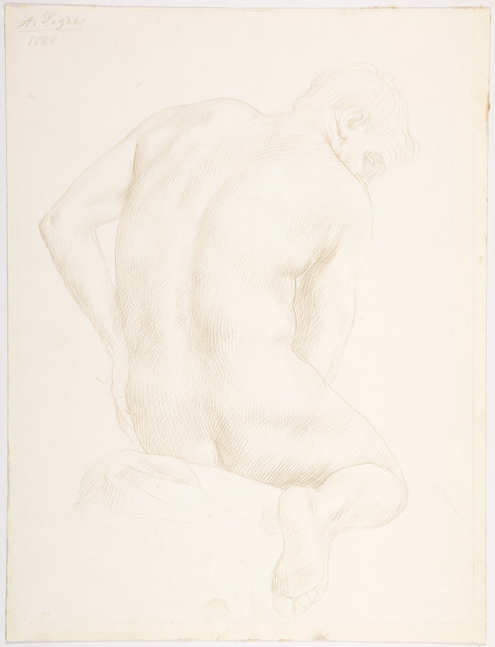 Figurstudie av Alphonse Legros