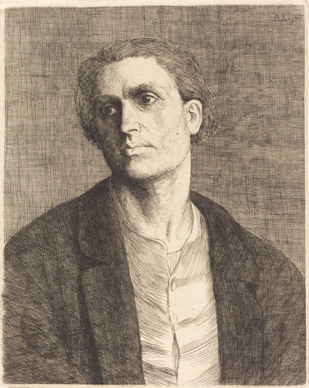 Studie av en manns hode (Etude de tete d