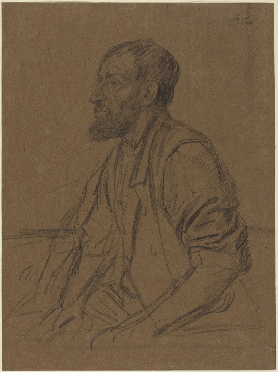 Studie av en arbeider av Alphonse Legros