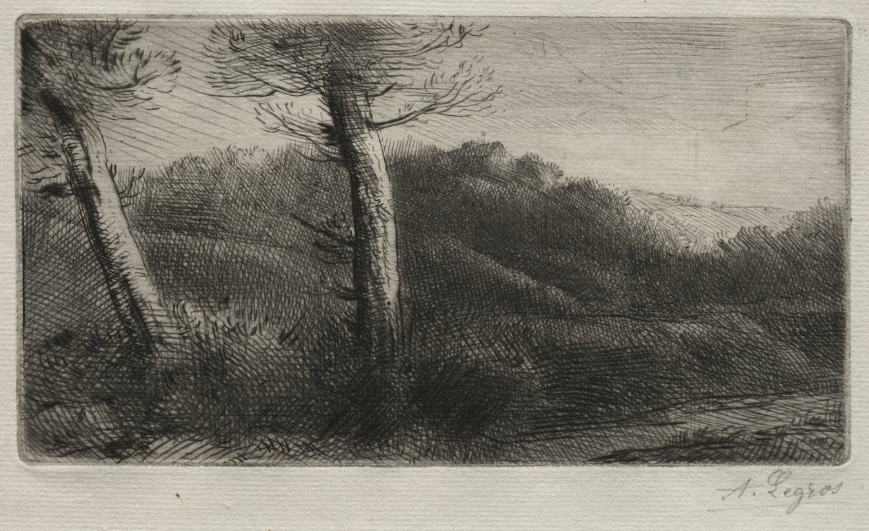 Solnedgang av Alphonse Legros