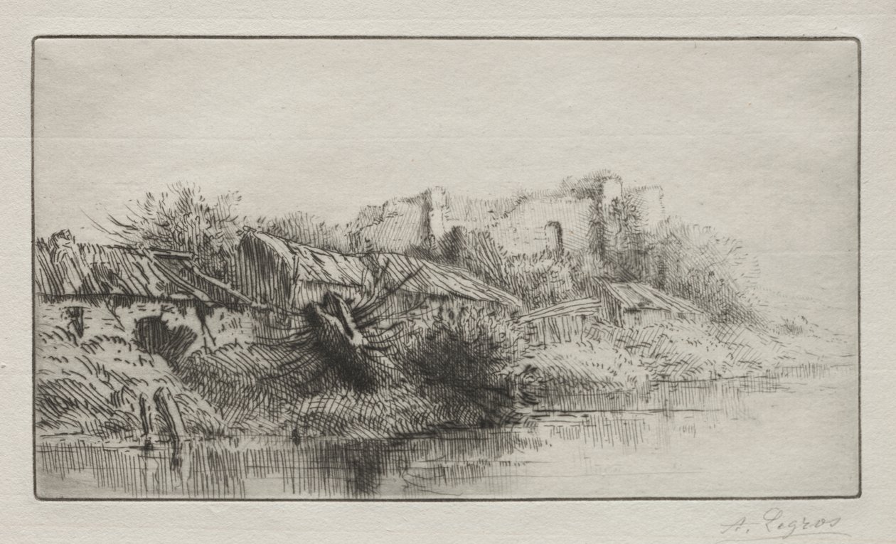 Den forlatte landsbyen av Alphonse Legros