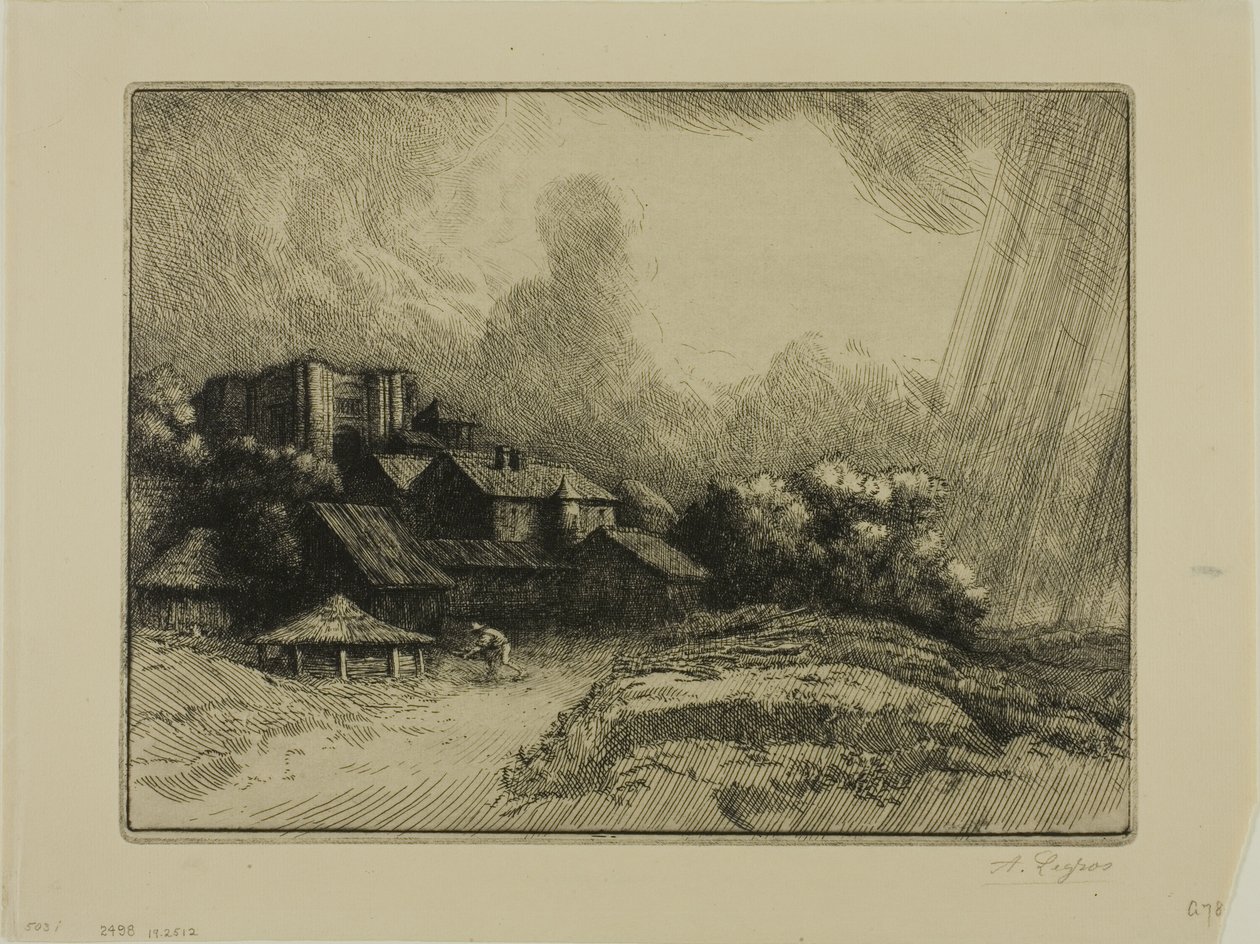 Klostergården av Alphonse Legros