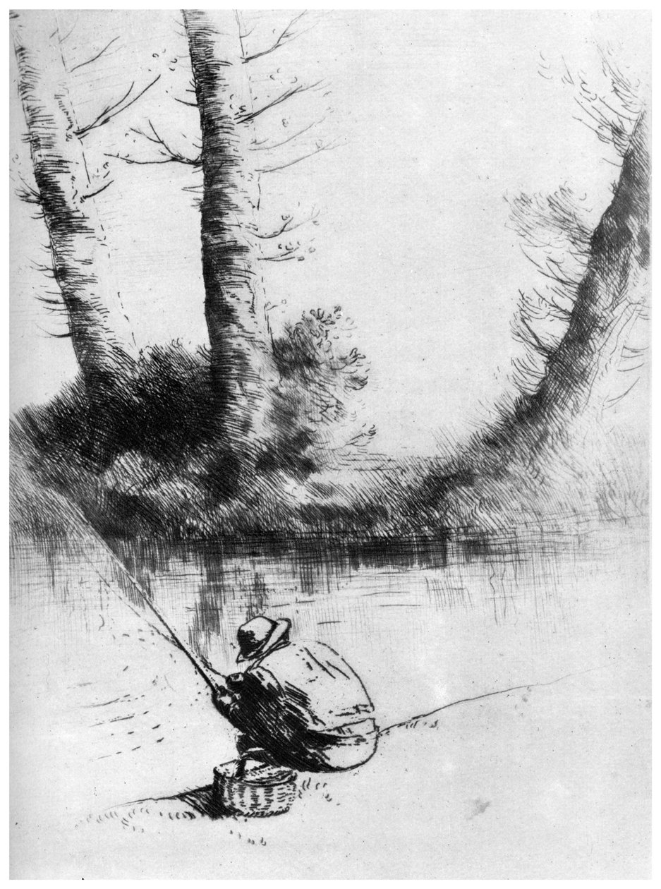 Angleren, c1860-1910 1924 av Alphonse Legros
