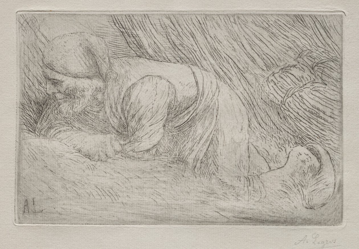The Fagot Gatherers av Alphonse Legros