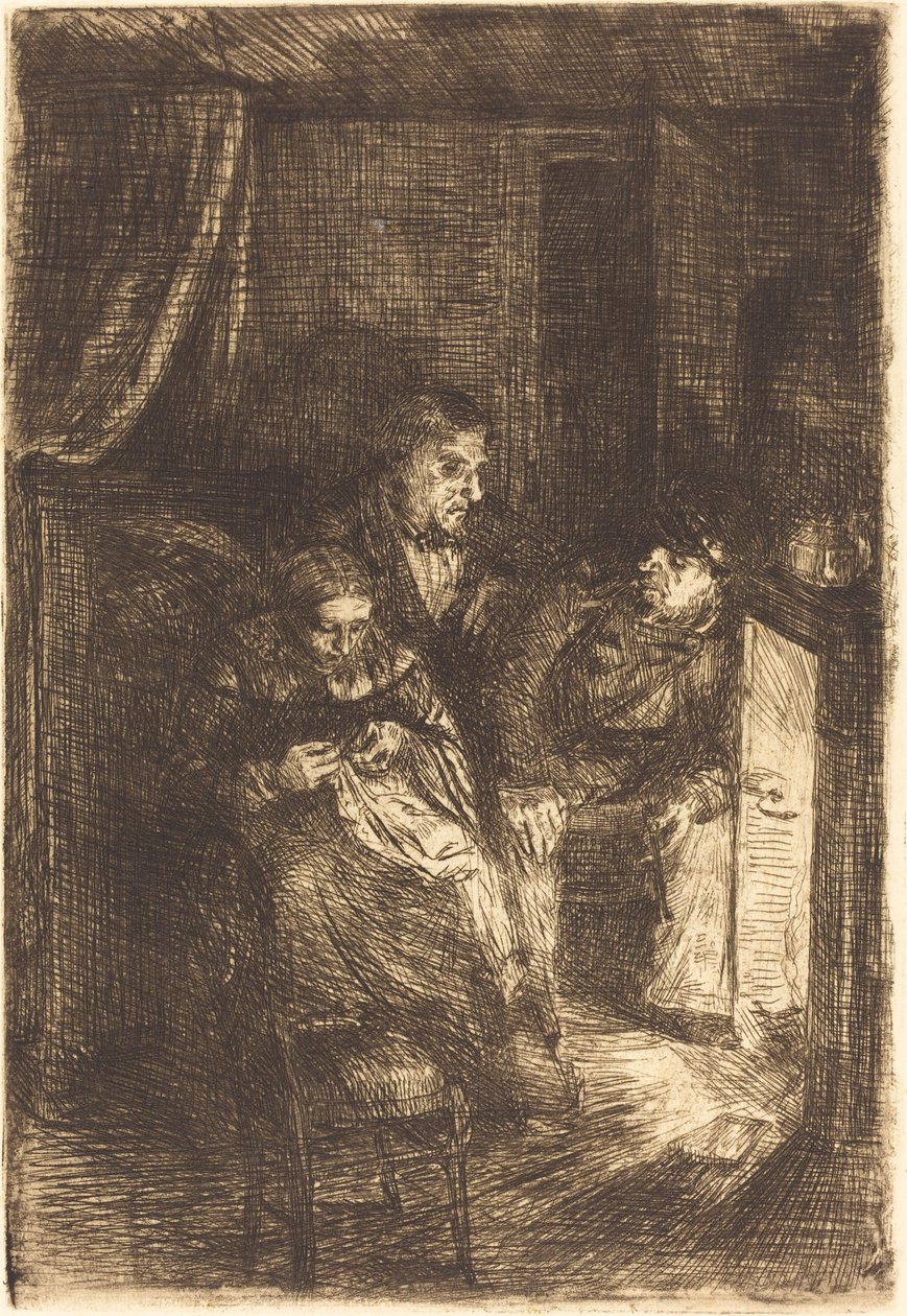 The Hearth (Le foajeen) av Alphonse Legros