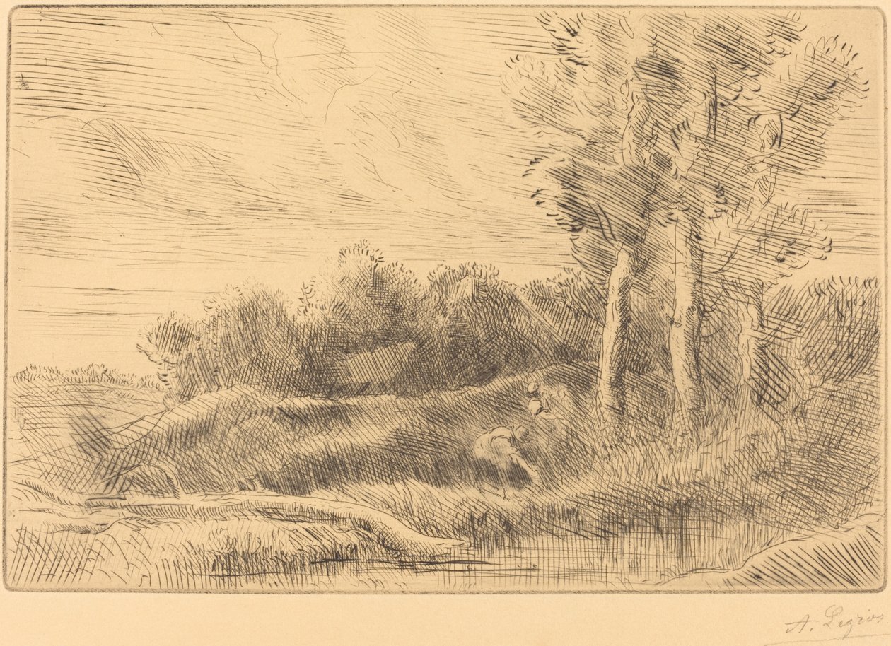 The House of the Well (La maison du puits) av Alphonse Legros