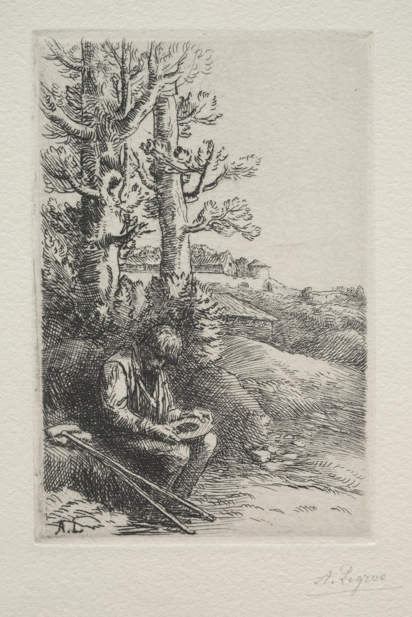 Den lille tiggeren av Alphonse Legros
