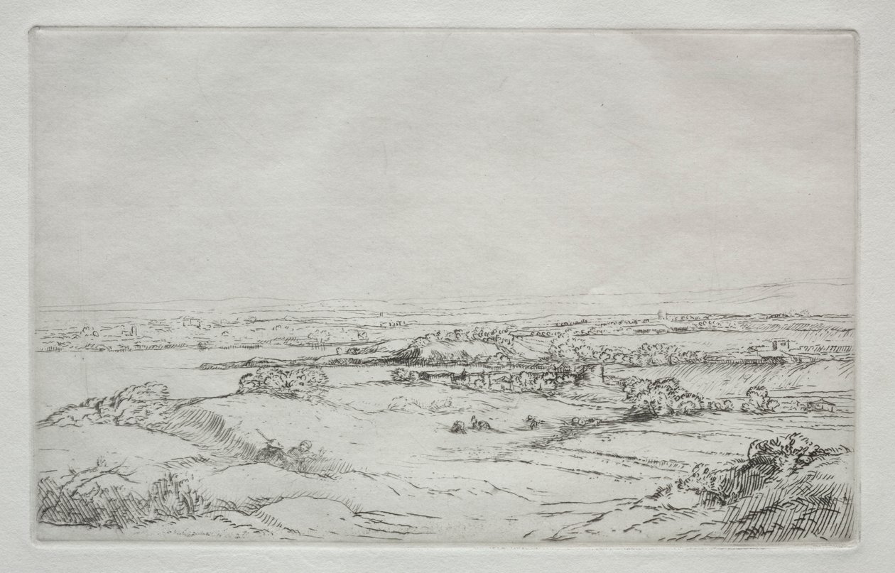 Engen nær innsjøen av Alphonse Legros