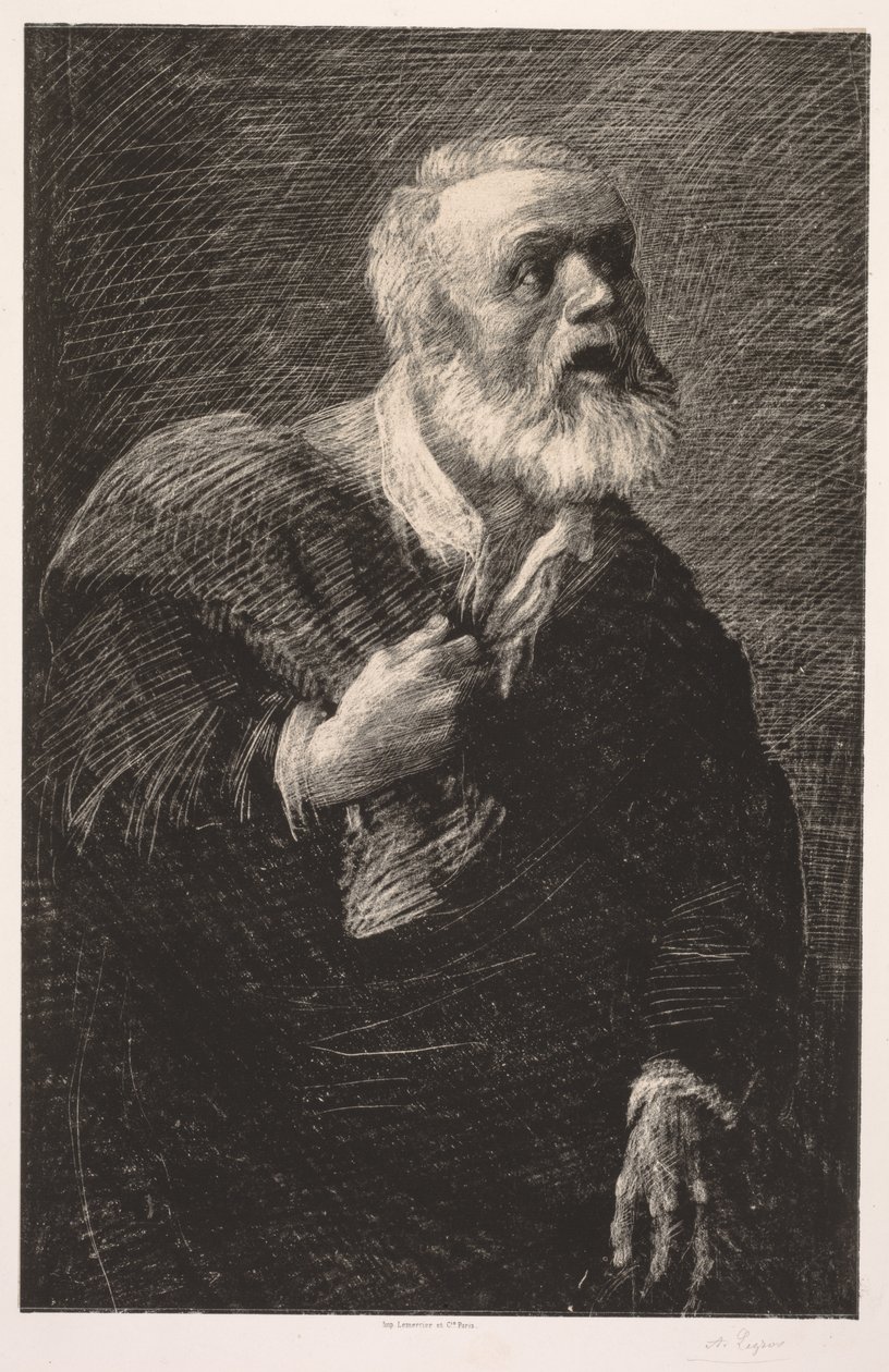 Nattskrikeren. av Alphonse Legros
