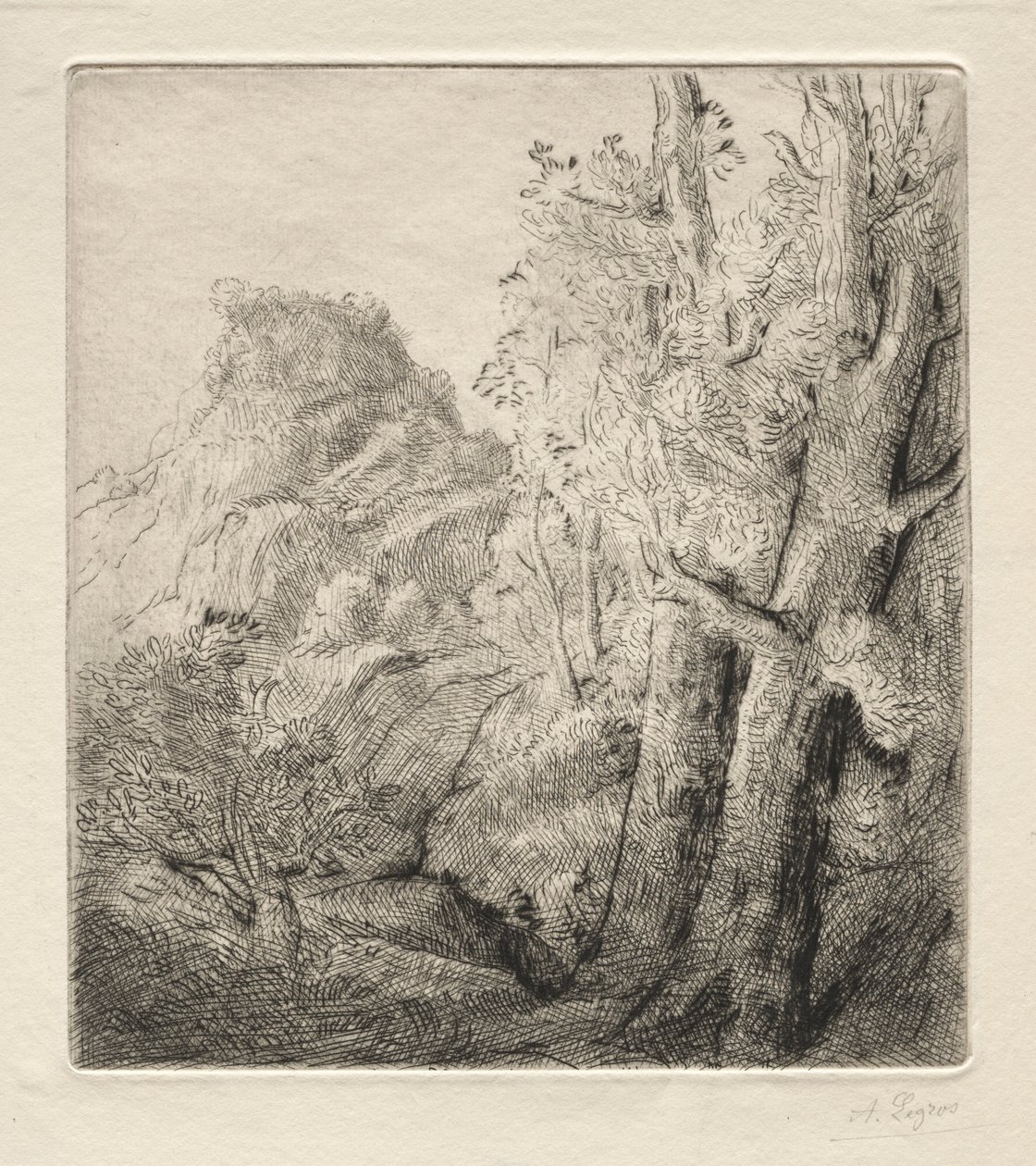 Gamlebyen. av Alphonse Legros
