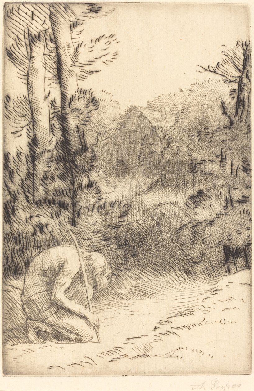Den fortapte sønn, 2. plate av Alphonse Legros