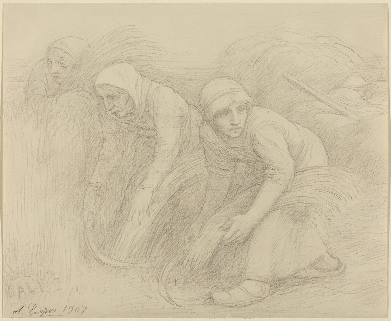 Slåttekarlene av Alphonse Legros