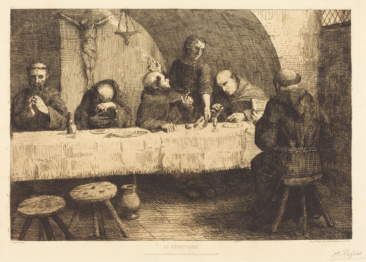 Spisesalen (Le refectoire) av Alphonse Legros