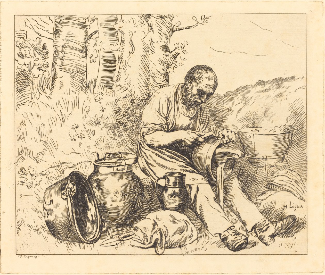 Tinker Le retameur. av Alphonse Legros