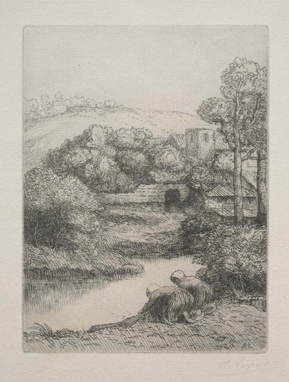 Vaskehuset av Alphonse Legros