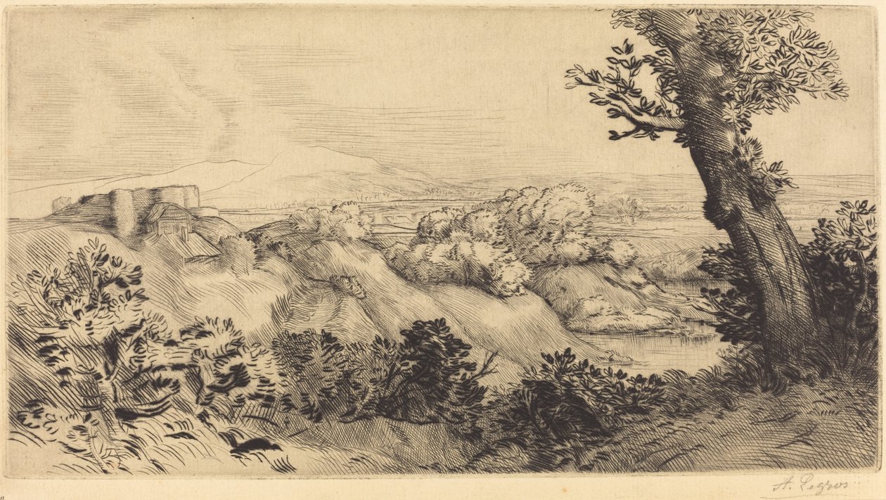 Toppen av bakken av Alphonse Legros