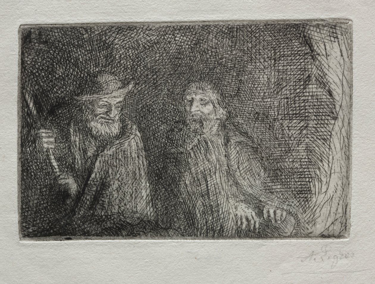 To gjetere av Alphonse Legros
