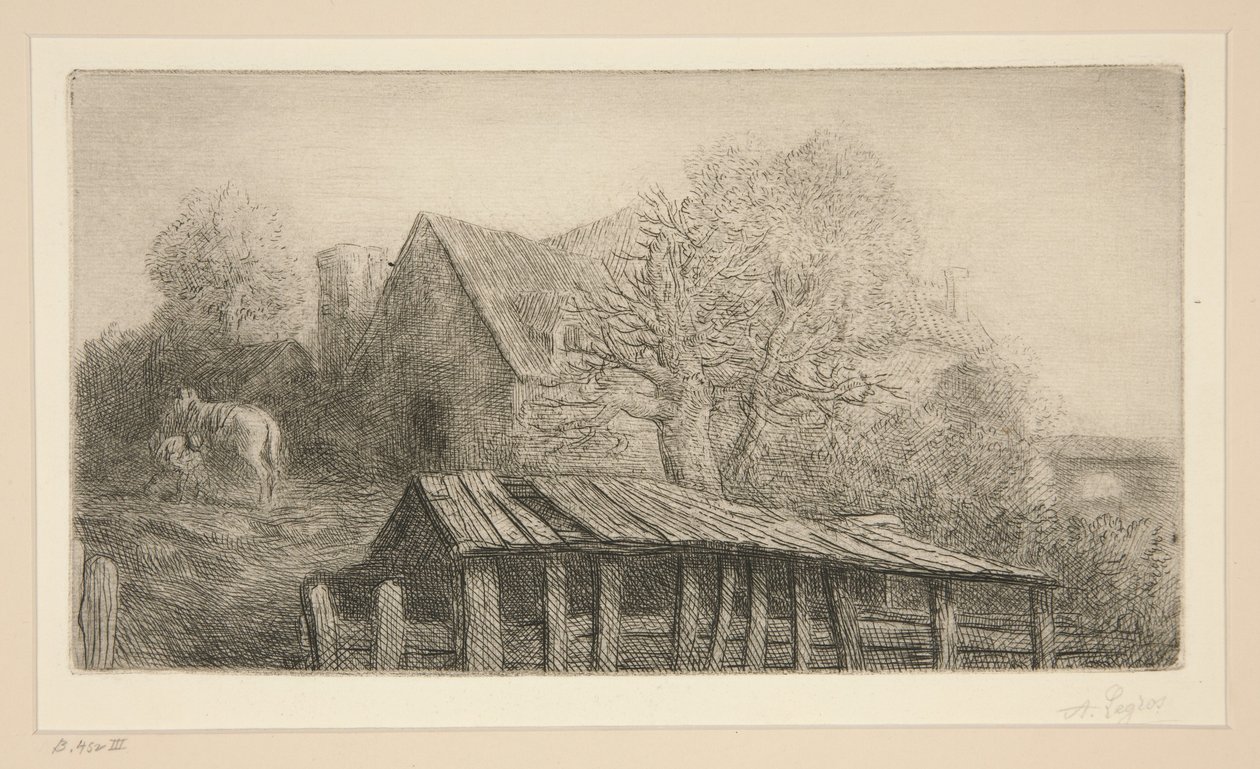 Et gammelt vertshus av Alphonse Legros