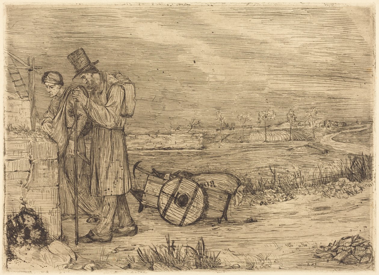 Vagabondene fra Montrouge av Alphonse Legros