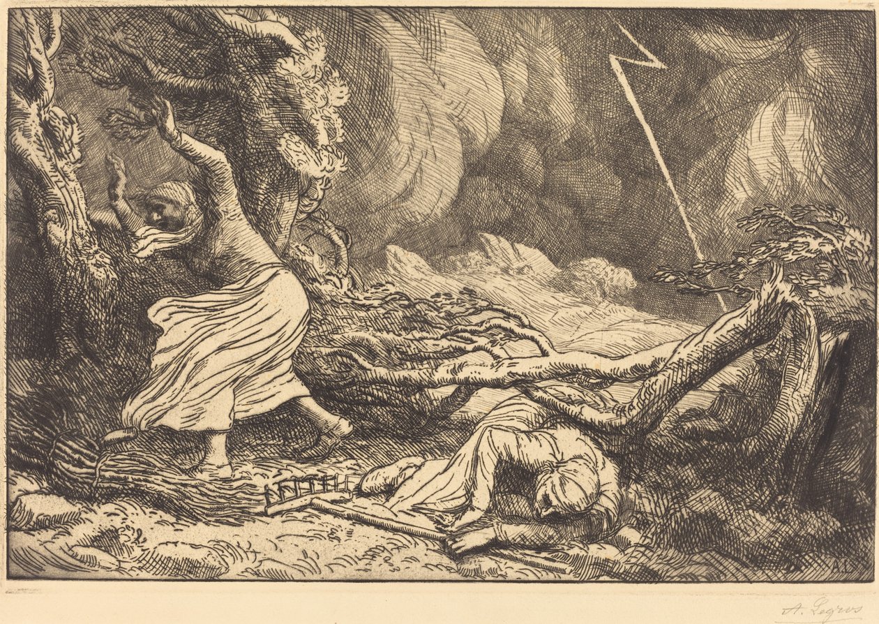 Ofrene for lynet av Alphonse Legros