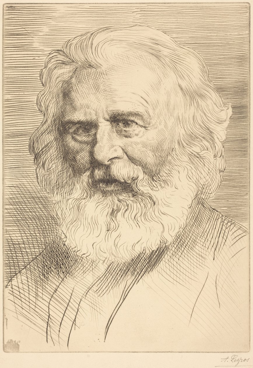 W.H. Longfellow, 1. trykk av Alphonse Legros