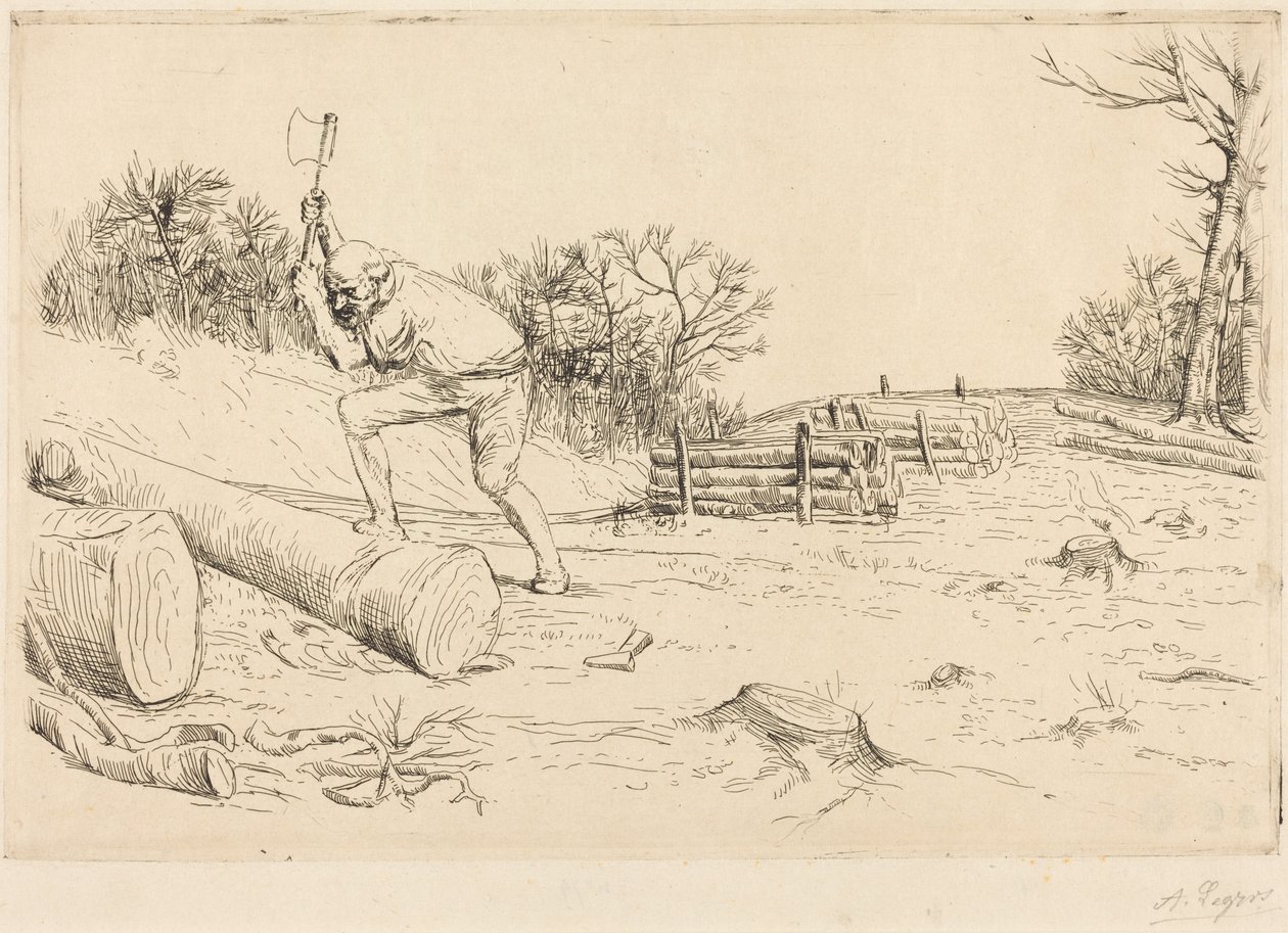 Tømmerhoggeren av Alphonse Legros