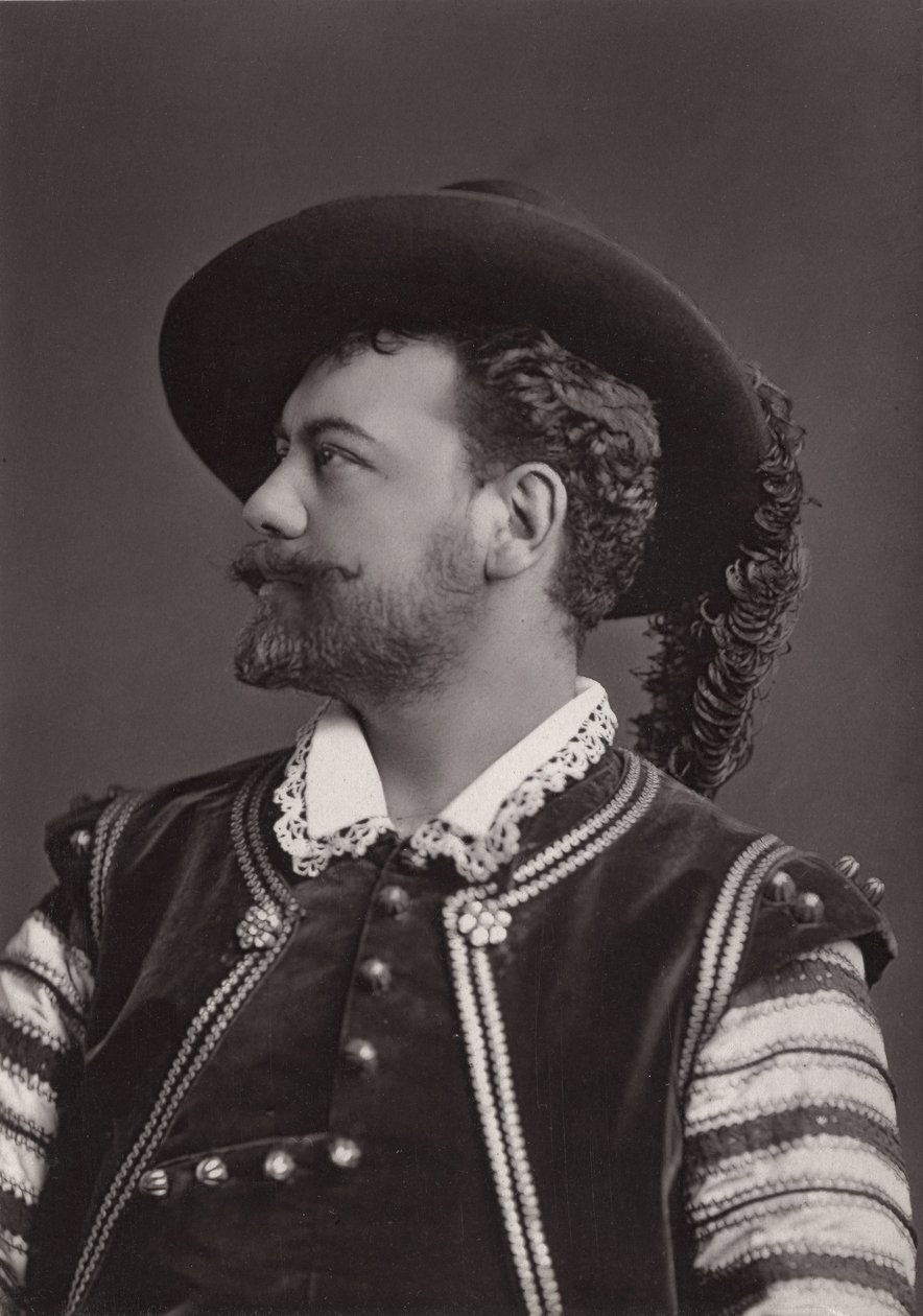 Portrett av Victor Maurel (1848-1923) Fransk baryton som Don Giovanni av Mozart - fotografi av Alphonse Justin Liebert (1827-1914) av Alphonse Liebert