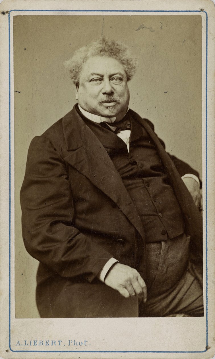 Forfatteren Alexandre Dumas far 1802-1870, 1870. av Alphonse Liebert