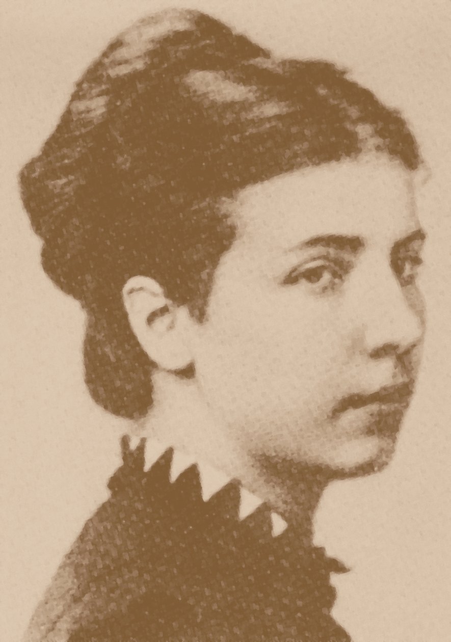 Yelisaveta Lukinichna Dmitrieva, født Kusheleva 1850-1918, 1871 av Alphonse Liebert