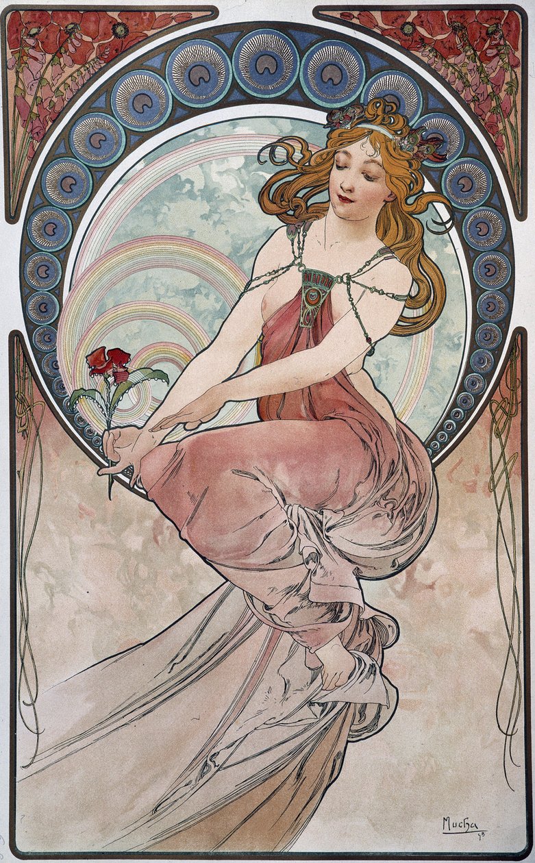 Maleri - av Mucha av Alphonse Mucha