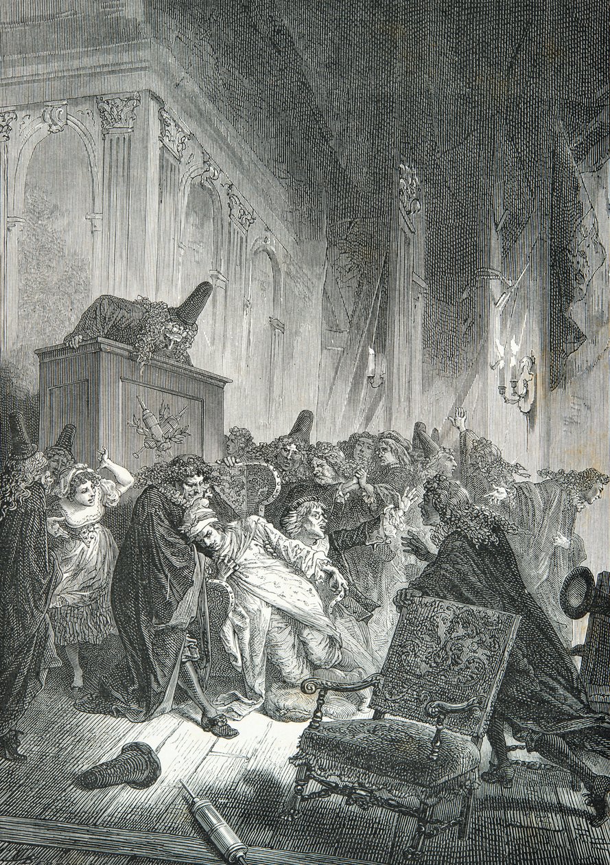 Molières død av Alphonse Marie de Neuville