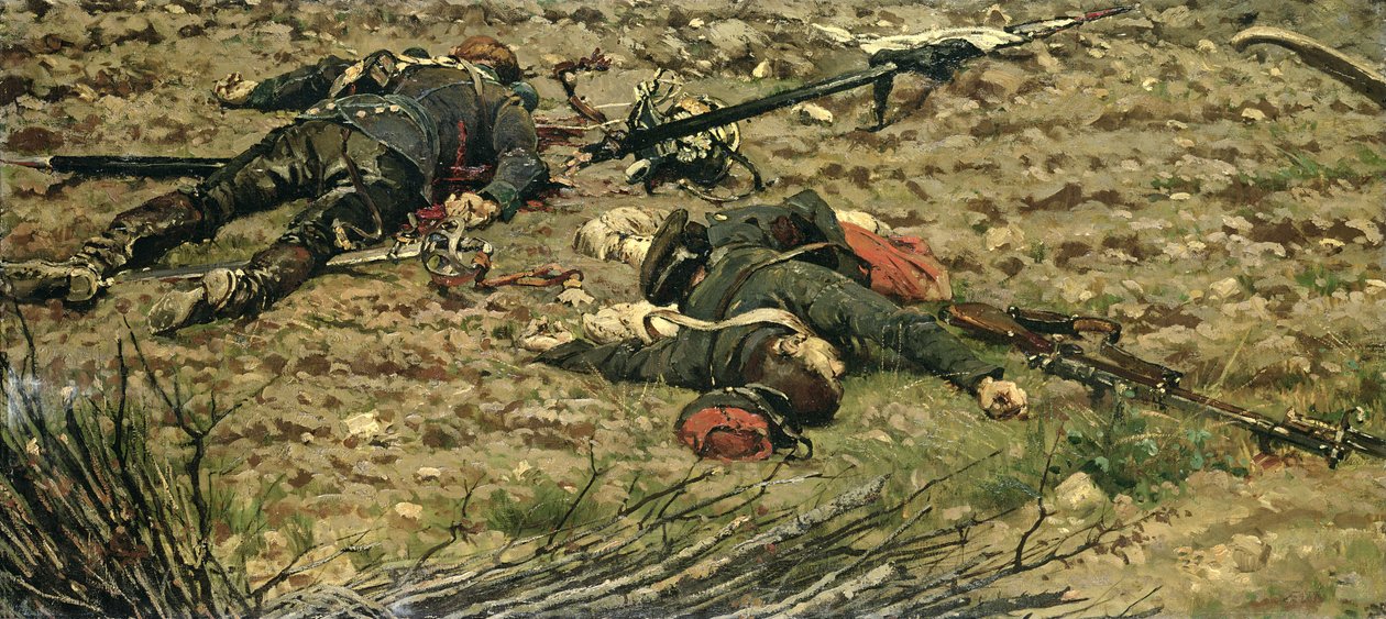 Episode av krigen i 1870 av Alphonse Marie de Neuville