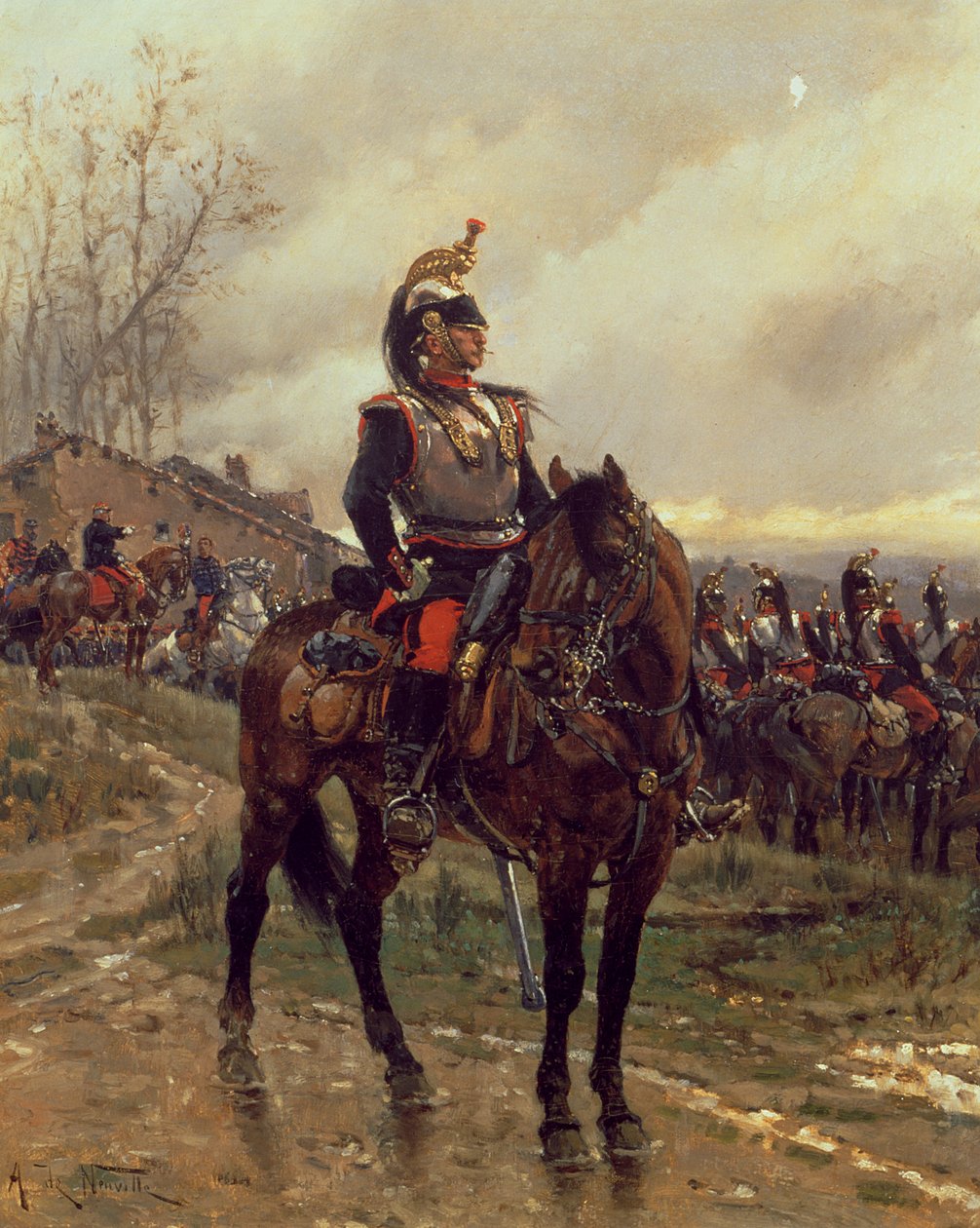 Husarene av Alphonse Marie de Neuville