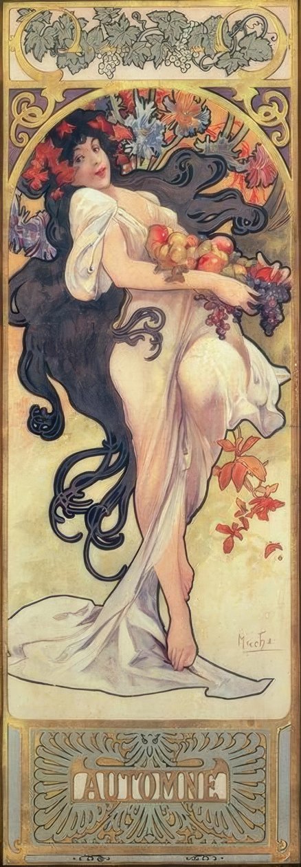 Høst av Alphonse Mucha