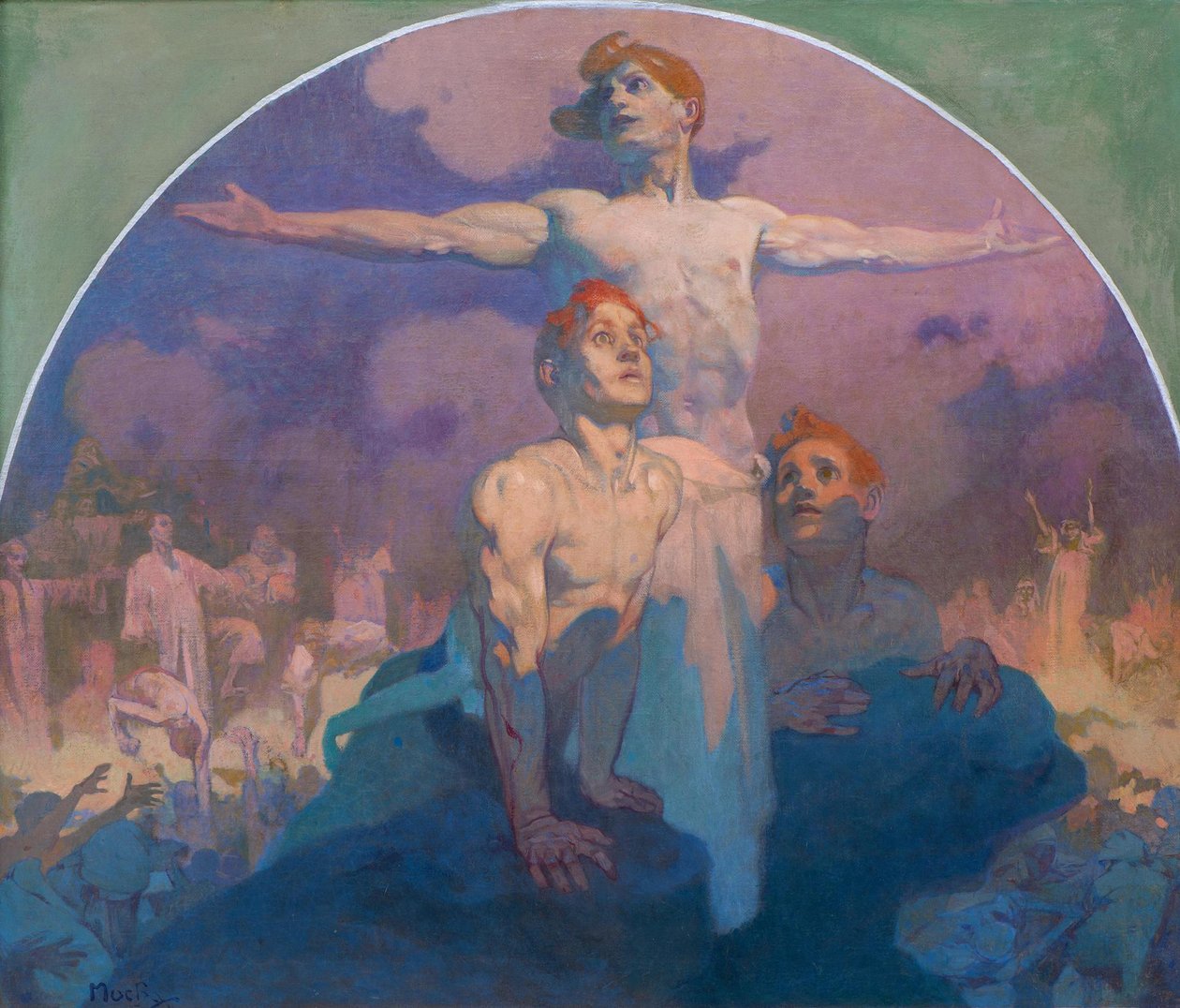 Av egen styrke IN, 1911 av Alphonse Mucha