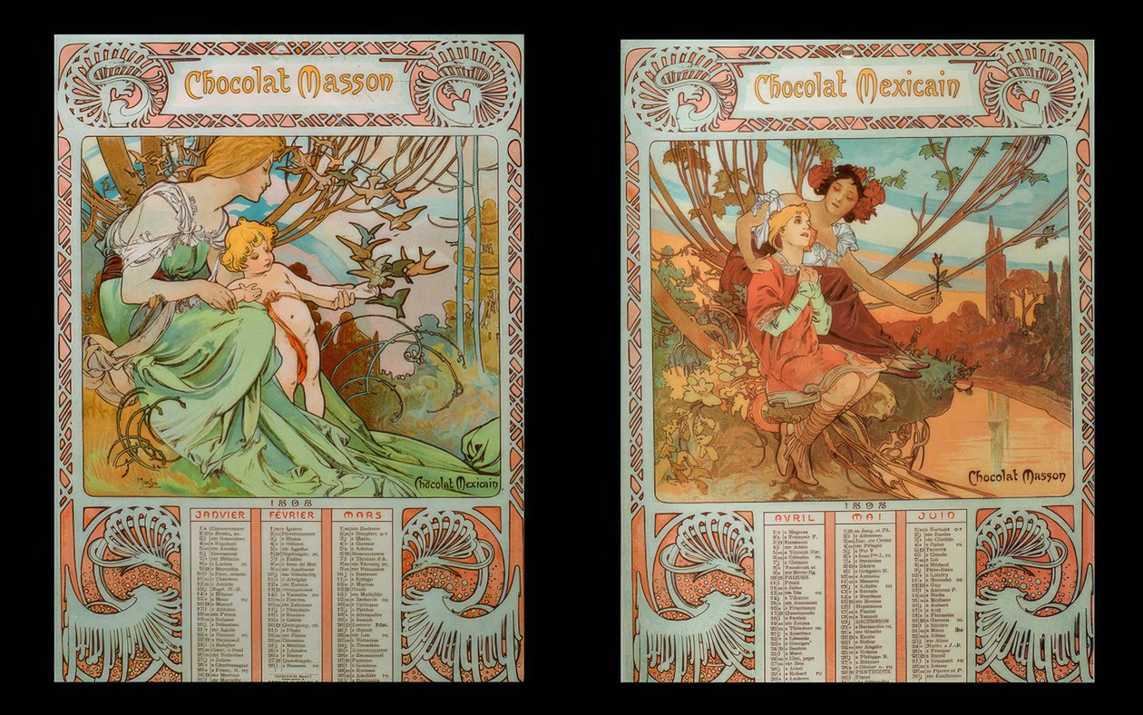 Masson sjokolade av Alphonse Mucha