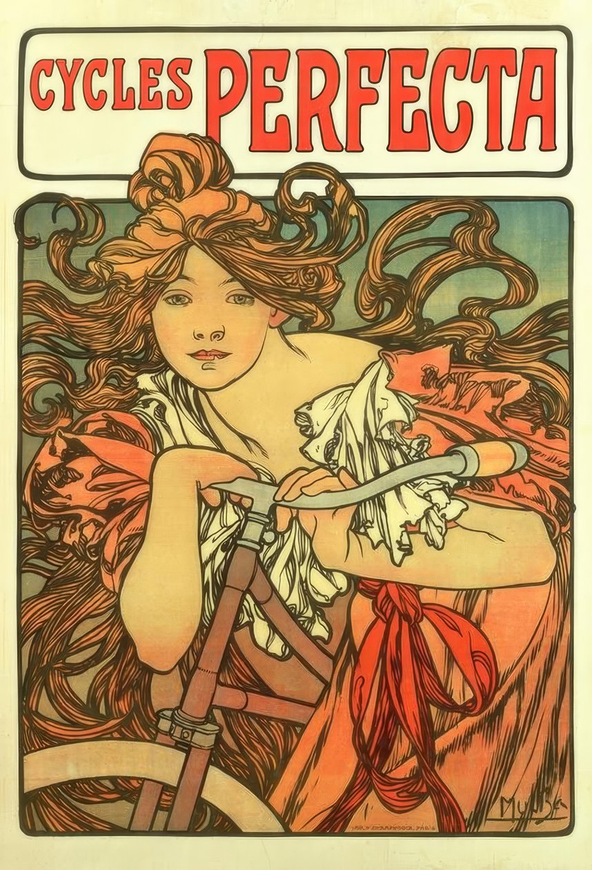 Cycles Perfecta av Alphonse Mucha