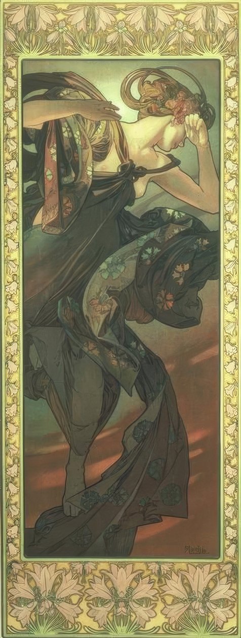 Kveldsstjernen av Alphonse Mucha