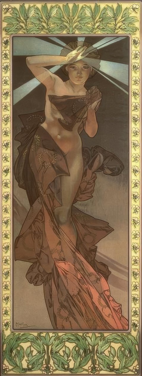 Morgenstjernen av Alphonse Mucha
