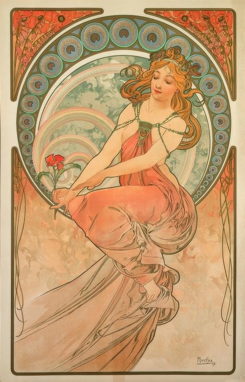 Maleri av Alphonse Mucha