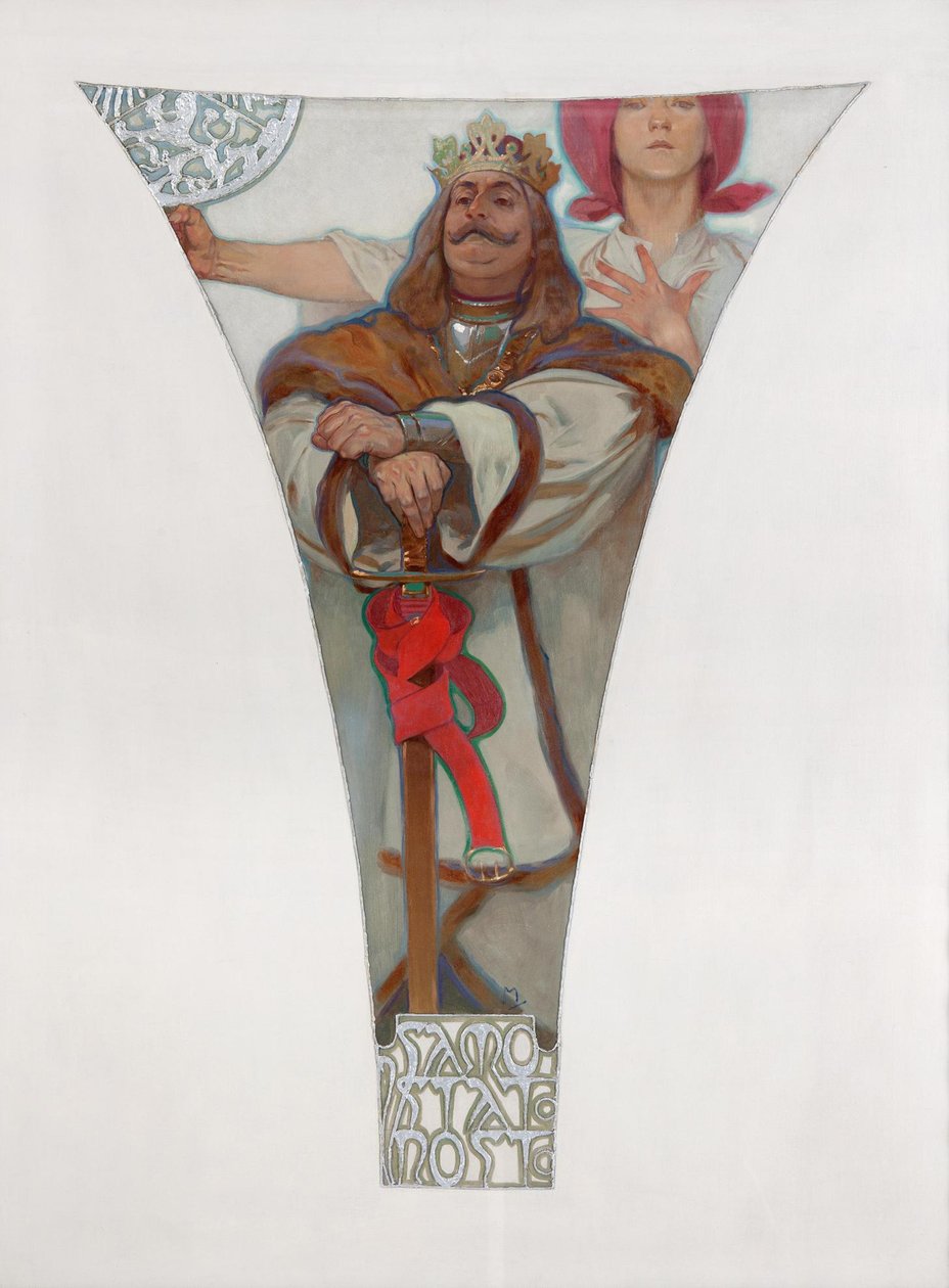 George av Podebrady, 1911 av Alphonse Mucha