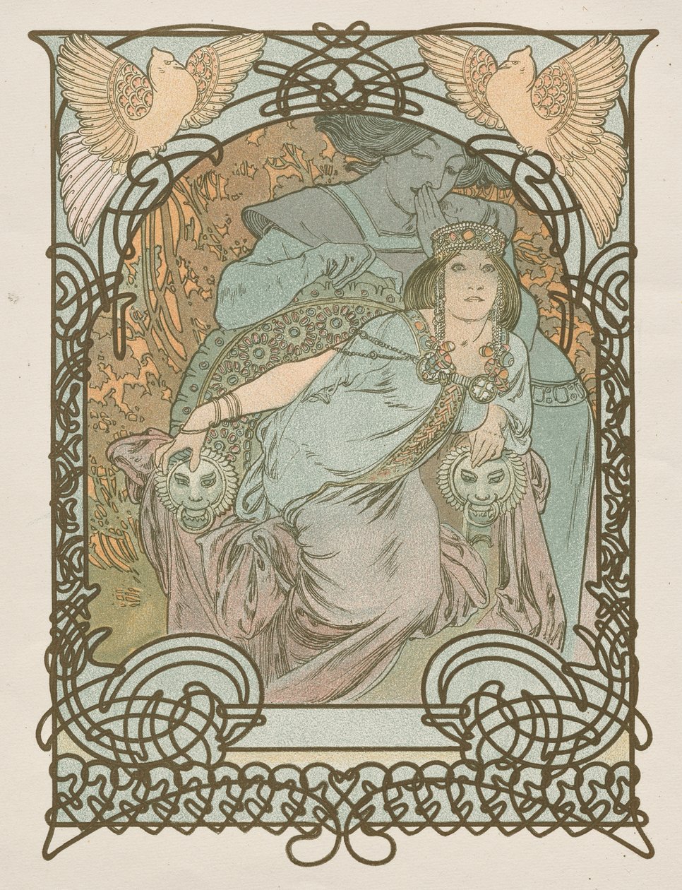 Ilsee, prinsesse av Tripoli av Alphonse Mucha