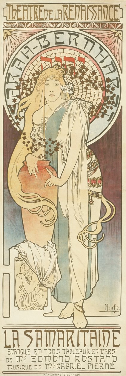 Den samaritanske kvinnen av Alphonse Mucha