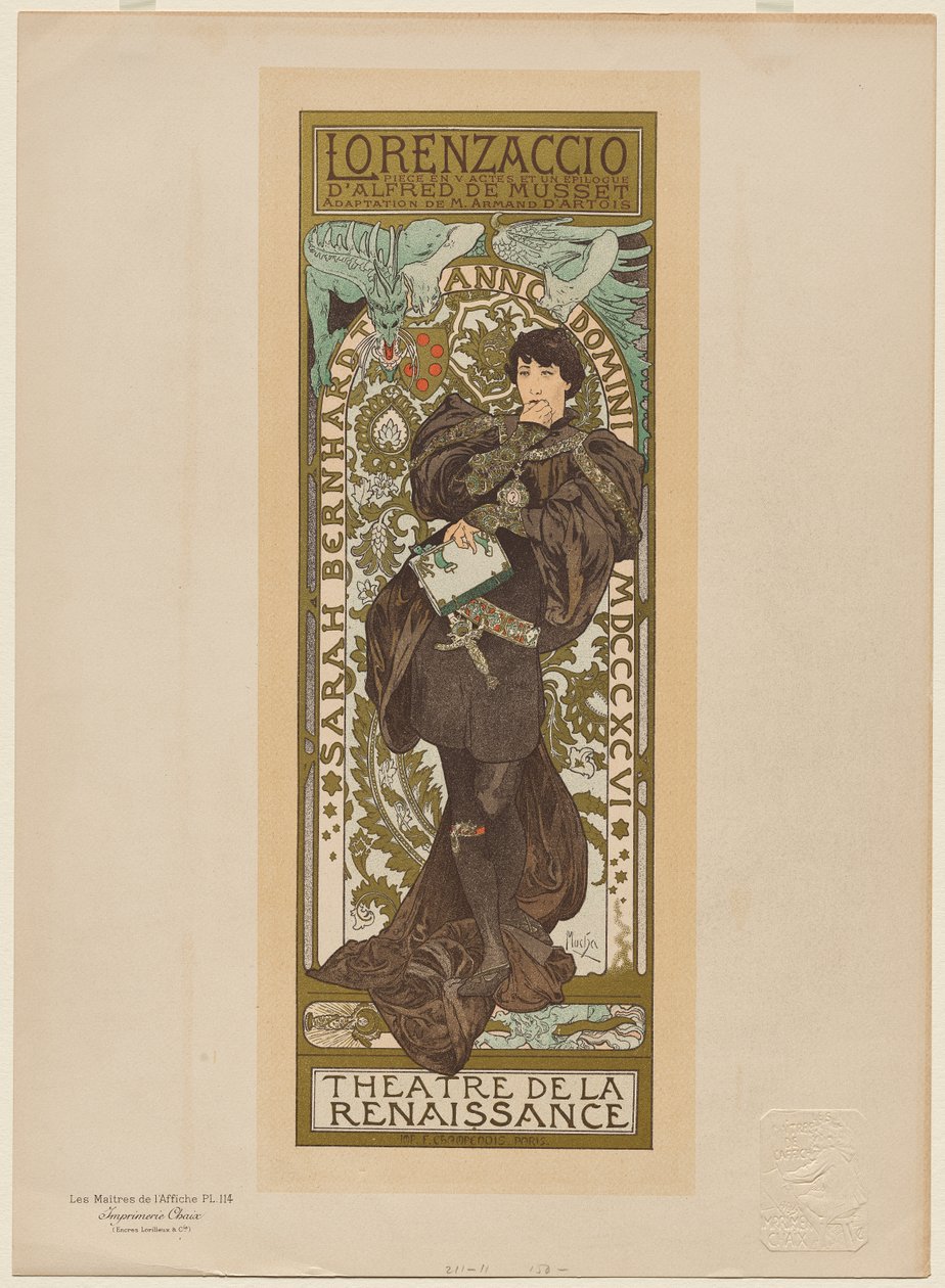 Lorenzaccio av Alphonse Mucha