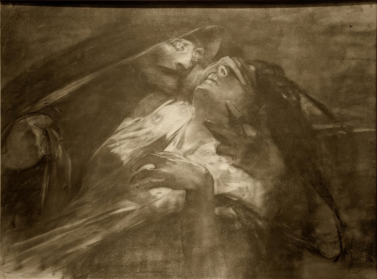Mourtia, dø Pest av Alphonse Mucha