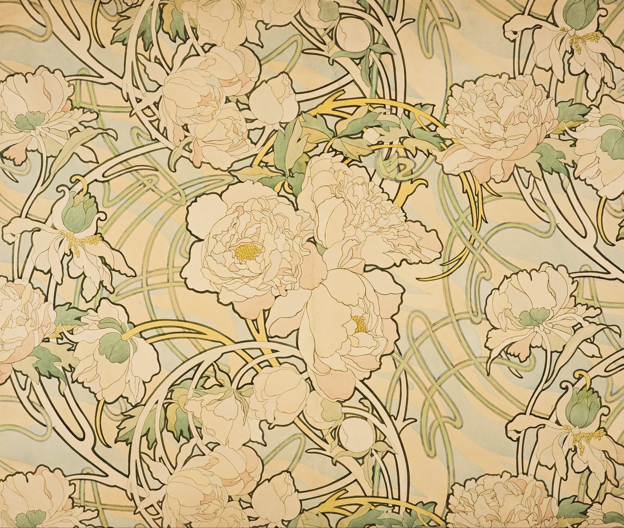 Peoner av Alphonse Mucha