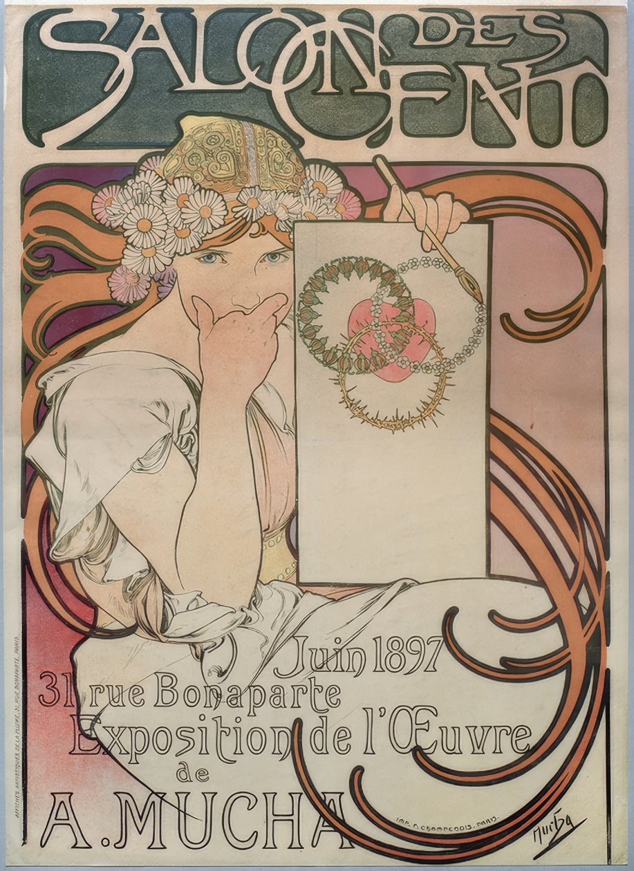 Salon des Cent av Alphonse Mucha