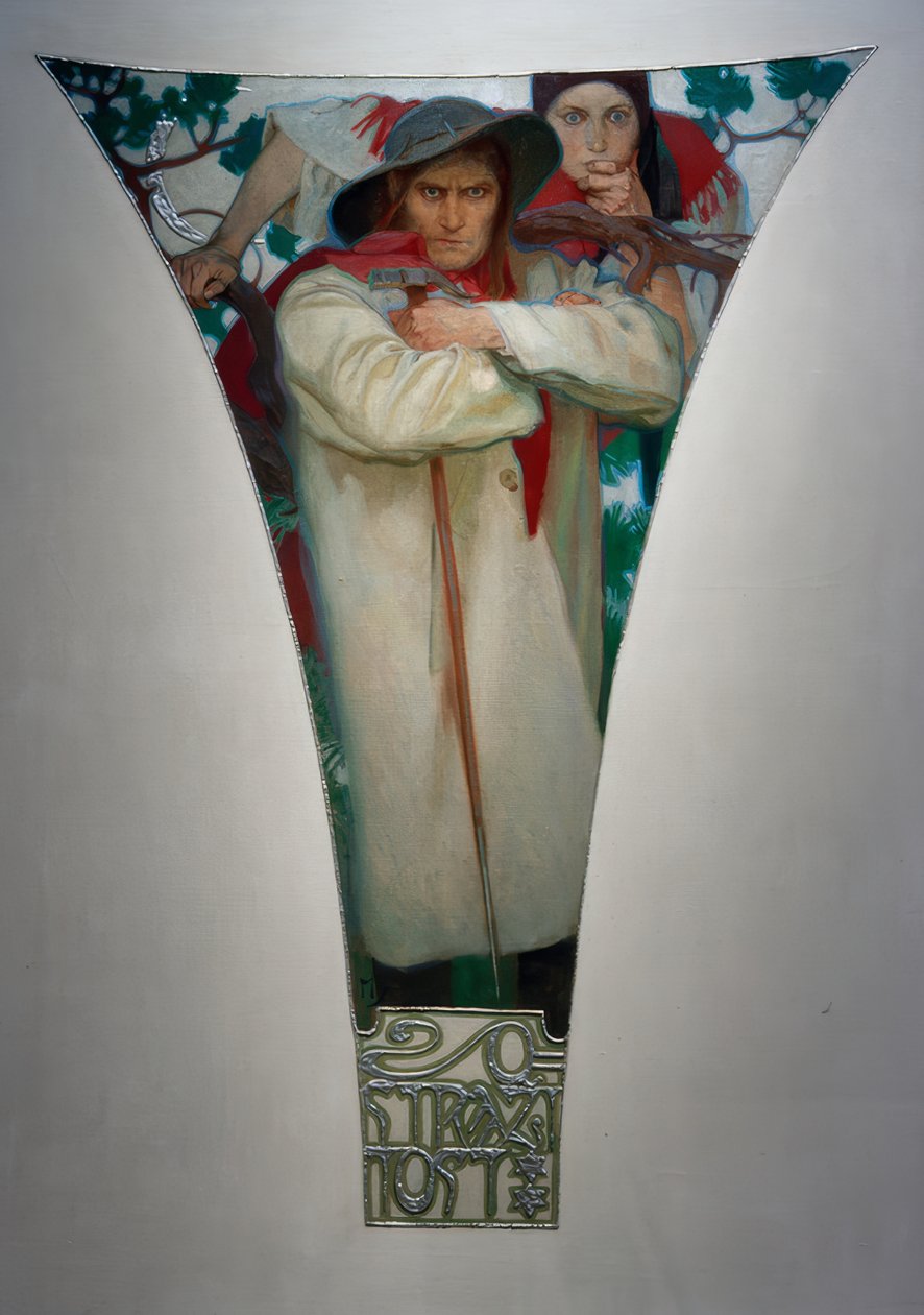 årvåkenhet - chodianerne av Alphonse Mucha